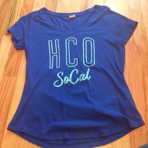 Blue Hollister shirt