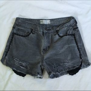 Free People Distressed shorts