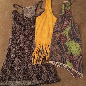 Tank top crop top summer lot