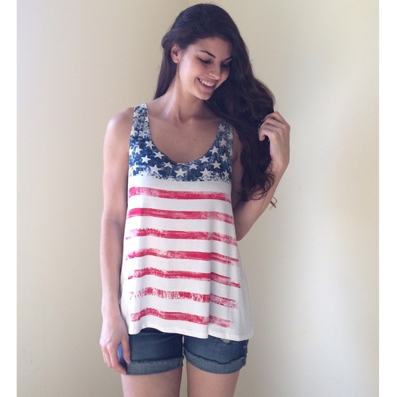 American Flag Tank❗️LAST 1❗️ - Picture 2 of 5