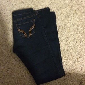 Hollister dark skinny jeans