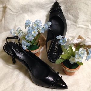 Ralph Lauren Sling Back High Heels