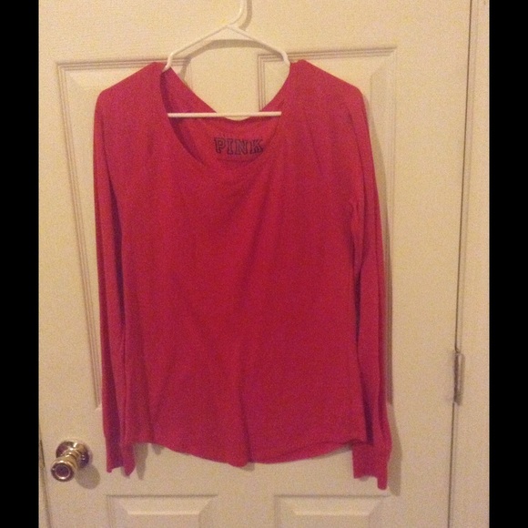 NWOT PINK Red Thermal Shirt