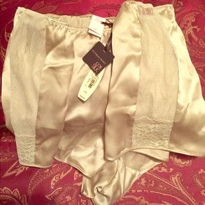 Victoria's Secret Silk & Lace Lingerie Boyshorts