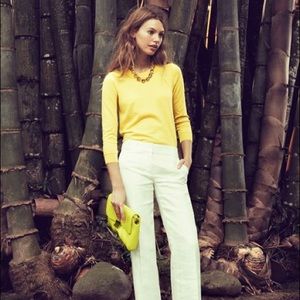 J.Crew Tippi in Linen (Sun Yellow)