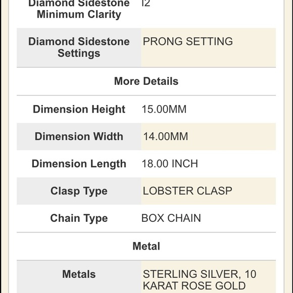 NWT😍 Kay Jewelers Necklace - Picture 4 of 4