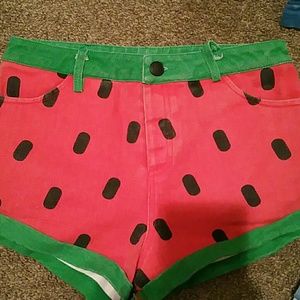 Lazy oaf strawberry shorts