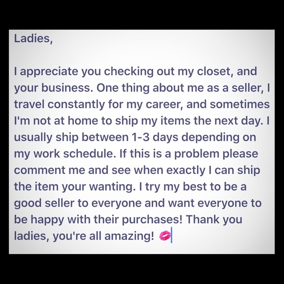 Info On My Closet 💋