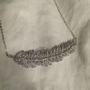 Nadri Feather Pendent Necklace