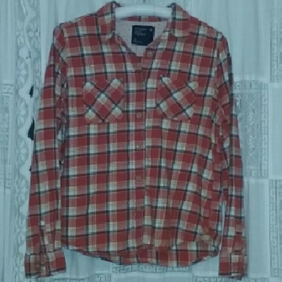 American Eagle flannel shirt.