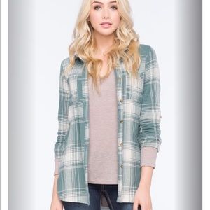 Blue flannel!