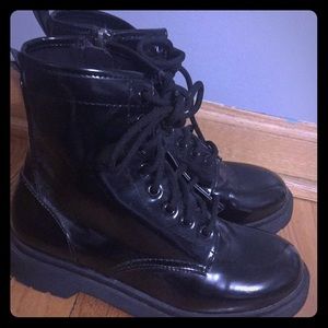 Black Combat boots