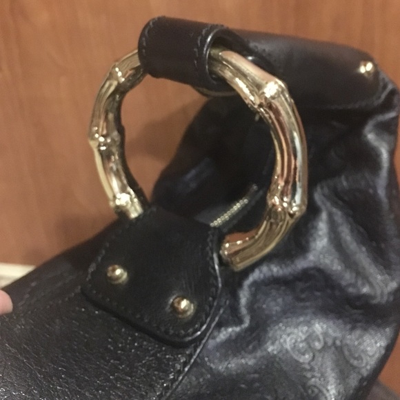 Gucci black leather Hobo bag - Picture 2 of 4