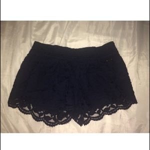 laced shorts