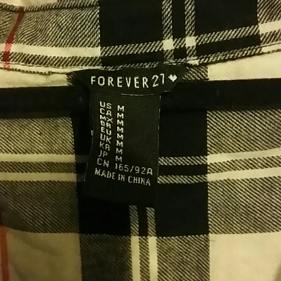 Forever 21 plaid crop top - Picture 3 of 3