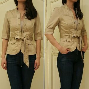 White House Black Market Tan Jacket