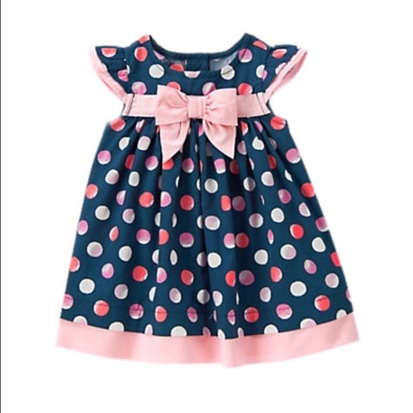 Gymboree polka dot dress 0-3 months