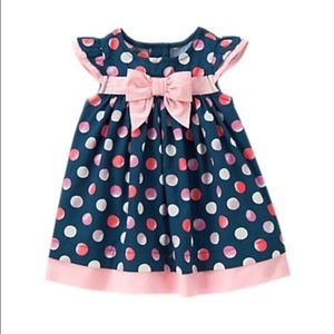 Gymboree polka dot dress 0-3 months