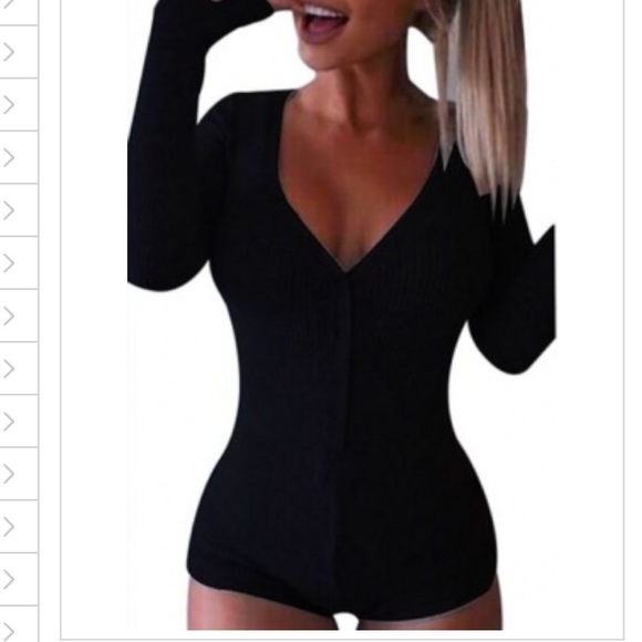 Black jumper romper medium nwot - Picture 1 of 3