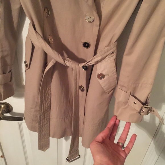 Amazing Spiked, Studded && Sparkly Trench Coat - Picture 6 of 8