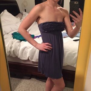 Victoria's Secret Strapless ruffle cover up