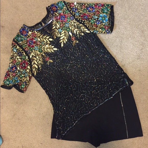 Vintage hand-beaded shirt‼️