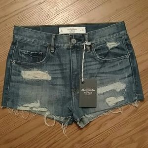 Abercrombie High Waisted Cut off Shorts