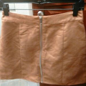 Forever 21 camel skirt