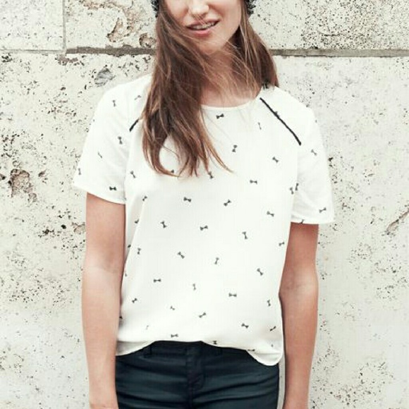 Madewell Silk Top NWOT