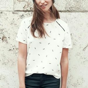 Madewell Silk Top NWOT