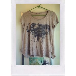 elephant burnout t-shirt