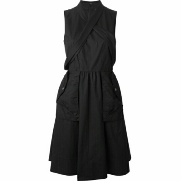 Marc Jacobs Black Crisscross Strap Detail