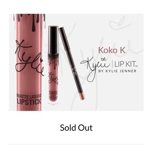 Last one! BNIB Kylie lip kit in koko k!