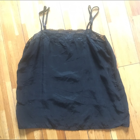 Black silky Cami