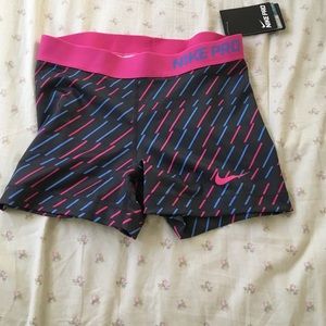 Nike pro spandex shorts
