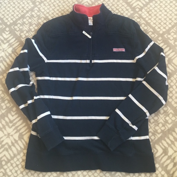 Navy and white Vineyard Vines Shep Shirt