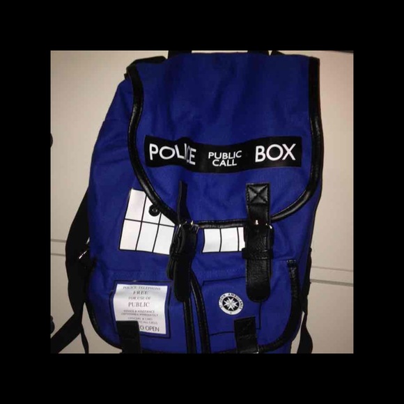 Nwt dr who tardis backpack