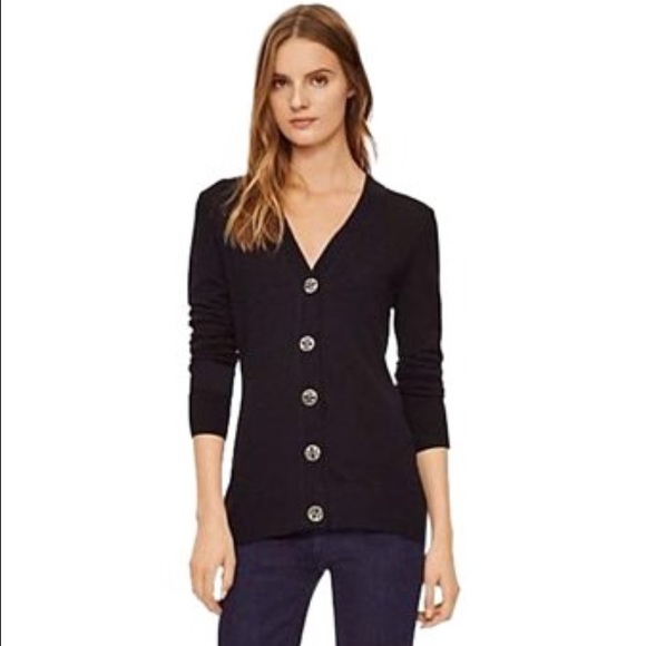 TORY BURCH SIMONE CARDIGAN WRAP SWEATER - Picture 1 of 3