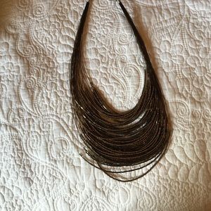 Beautiful beaded statement necklace