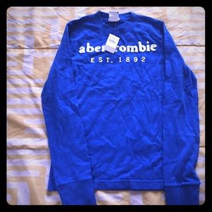Royal blue Abercrombie & Fitch shirt