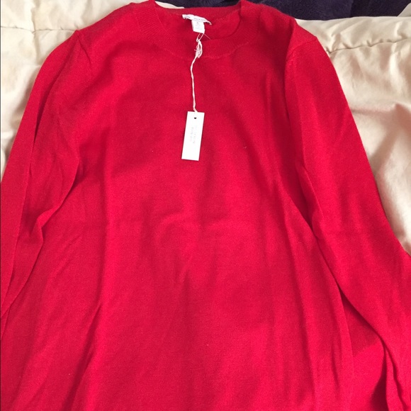 Gap red swing sweater