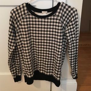 Jcrew gently worn gingham sweater!