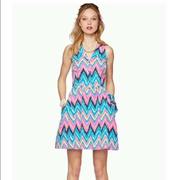 Lilly Pulitzer Sherlynn Button Down Dress Size 2