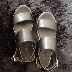 Black sandals