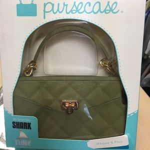 IPhone6 PLUS purse case with two handles