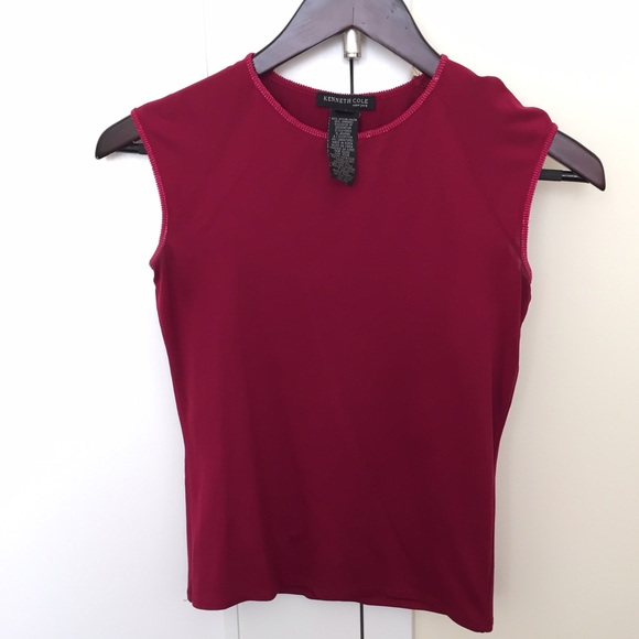 Kenneth Cole bodycon cap sleeve top, XS