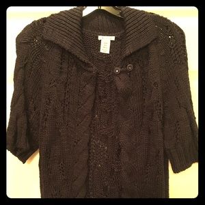 Oscar de la Renta navy sweater