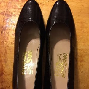 Ferragamo brown shoes