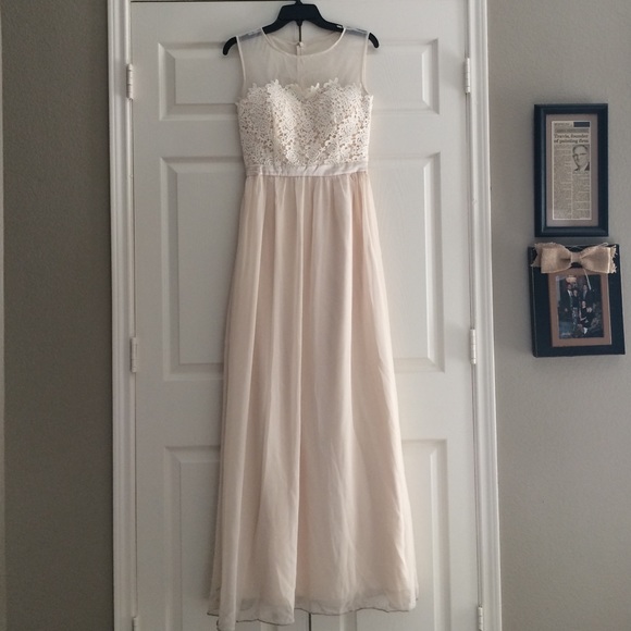 ModCloth Dresses & Skirts - ModCloth Ivory Color Floor Length Dress