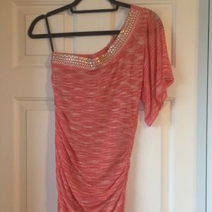 Bebe One Shoulder Dress